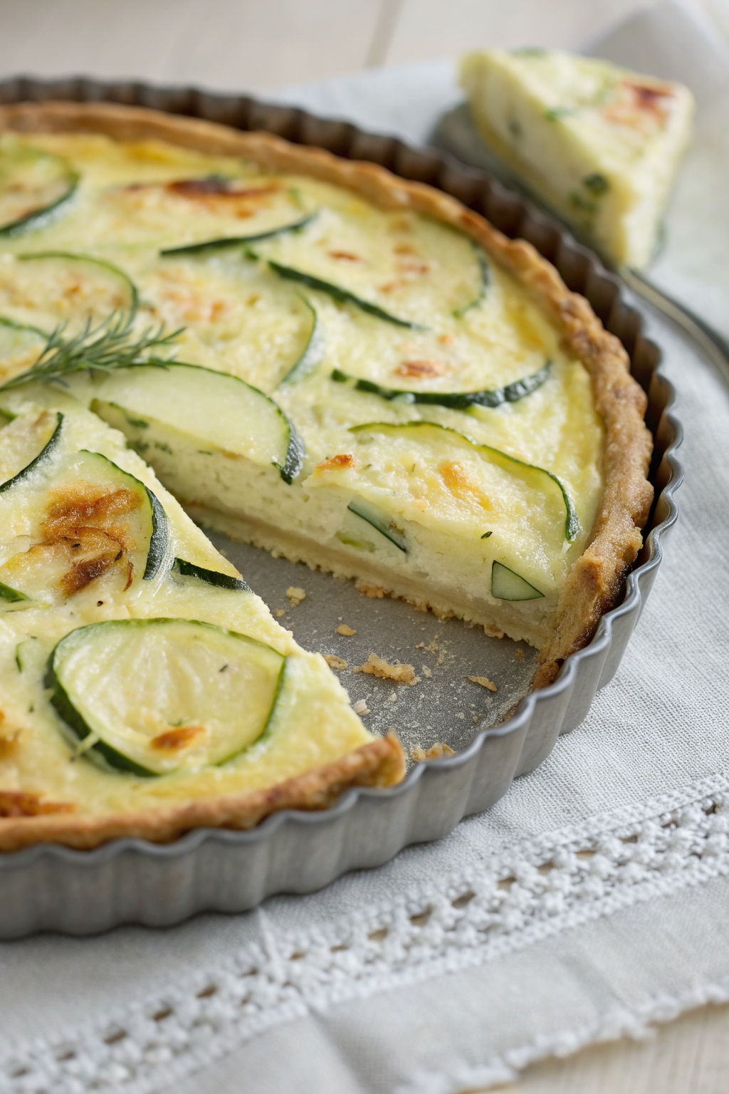 Crustless Zucchini Quiche Recipe