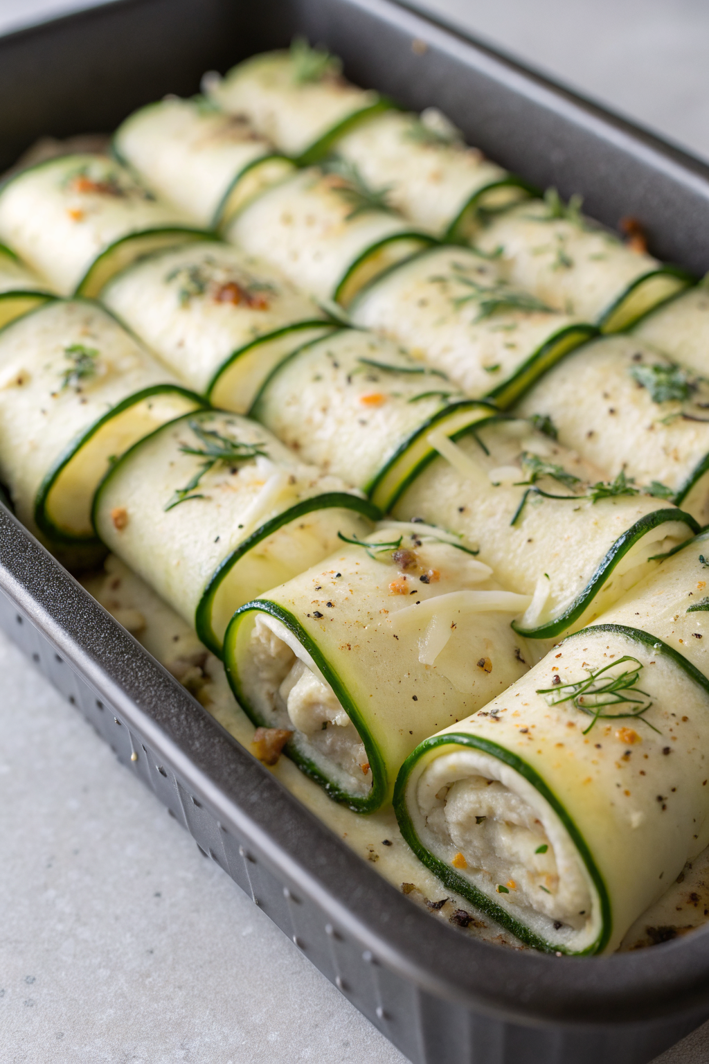 Easy Zucchini Lasagna Rolls Recipe