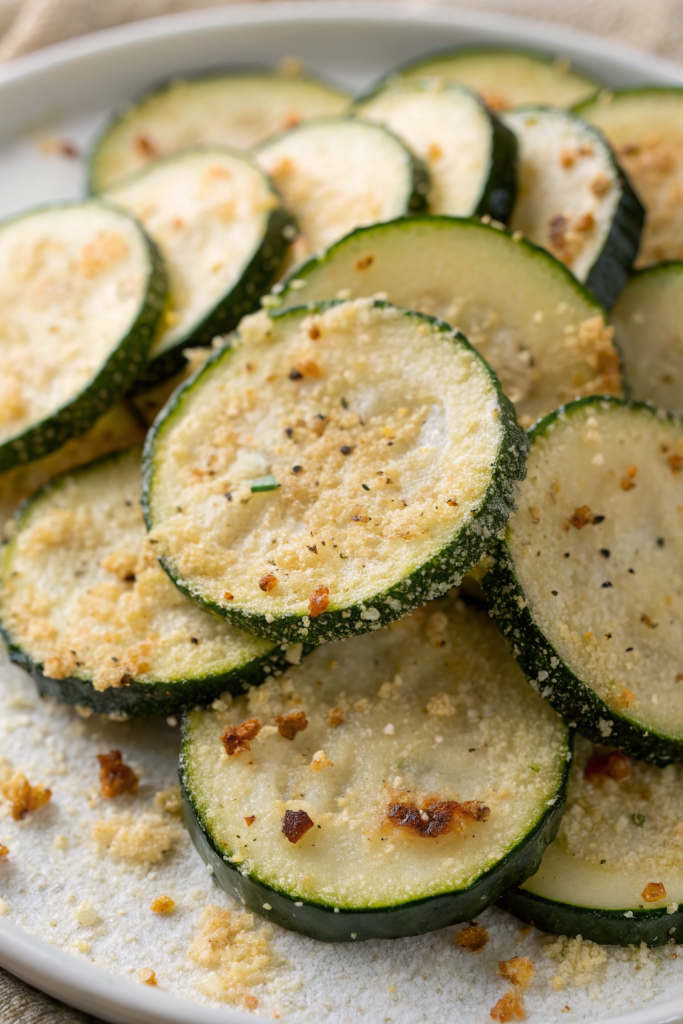 Garlic Parmesan Zucchini Chips