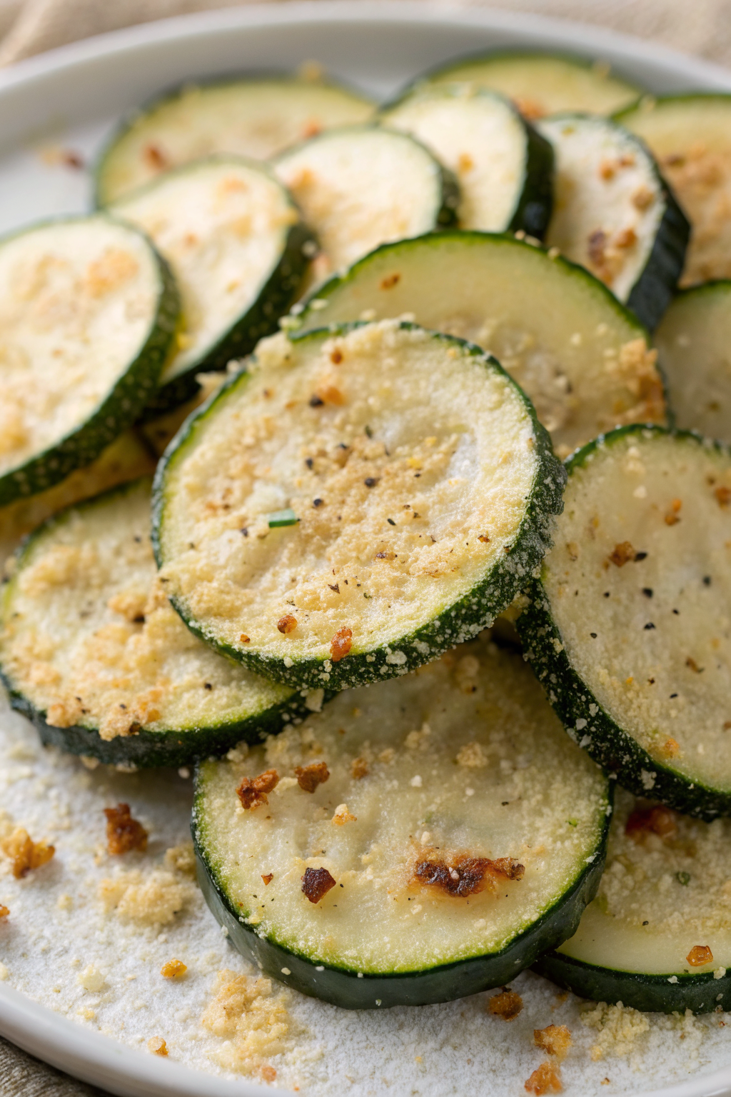 Garlic Parmesan Zucchini Chips