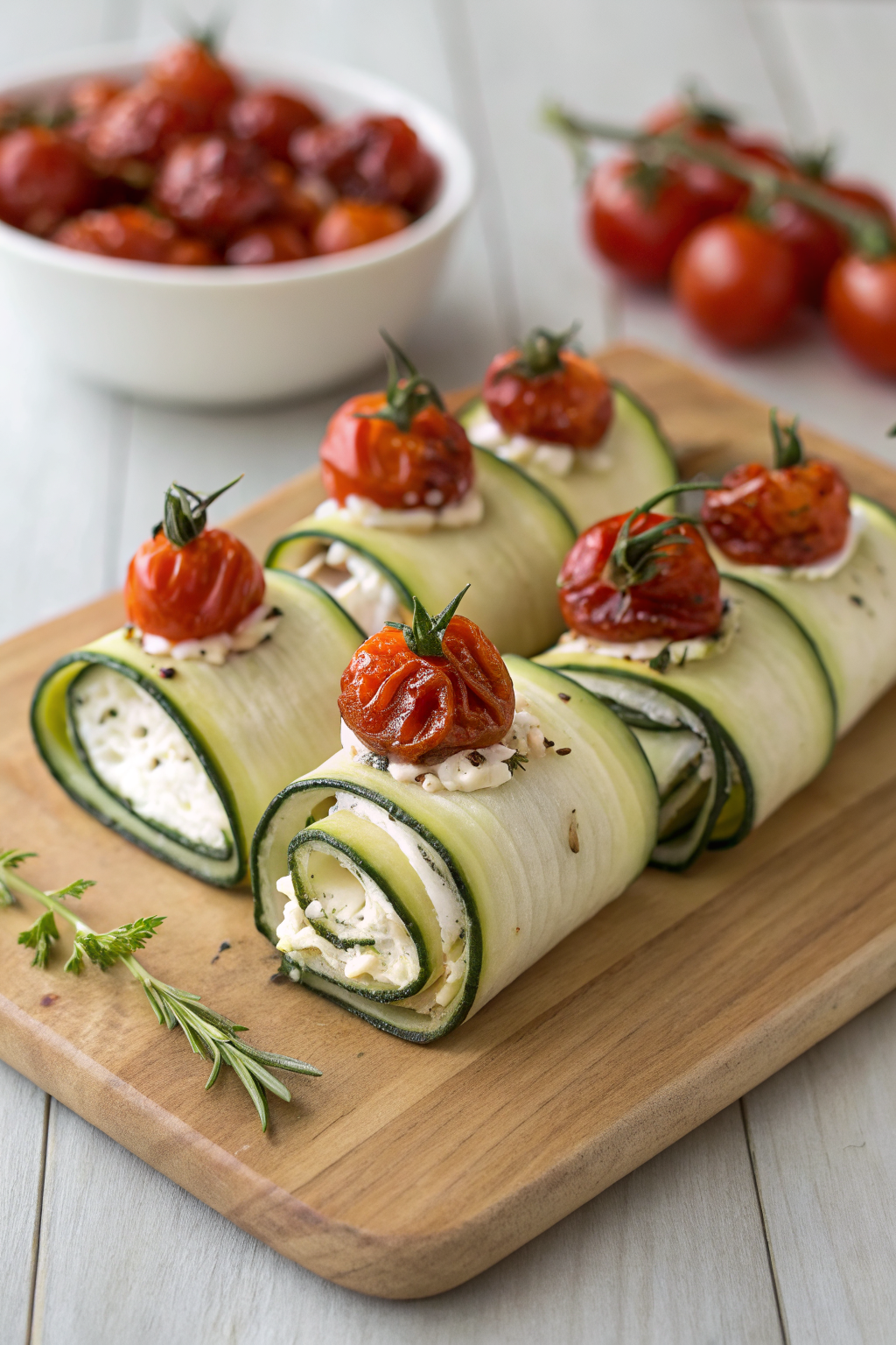 Grilled Zucchini Rollups Stuffed Lemon Basil Ricotta