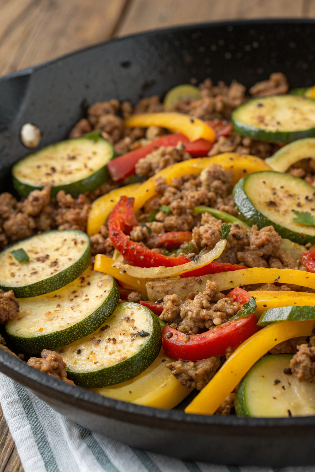 Healthy Zucchini Beef Stir-Fry Recipe
