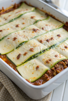 Keto Zucchini Lasagna Recipe