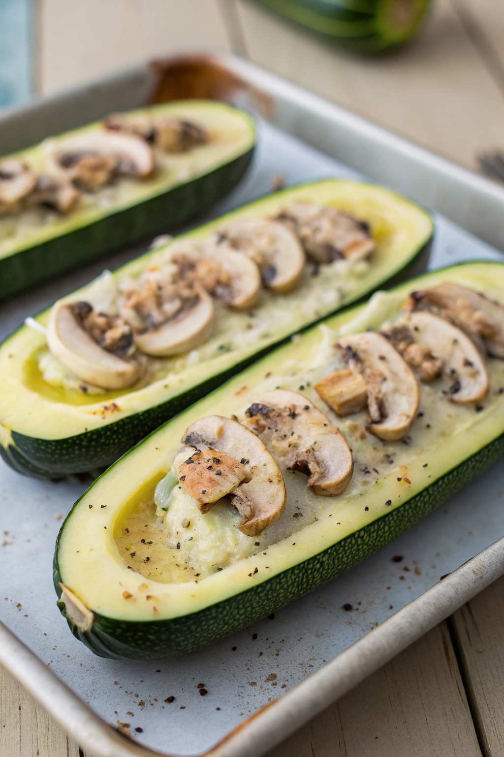 Low-Carb Ricotta-Stuffed Zucchini Recipe