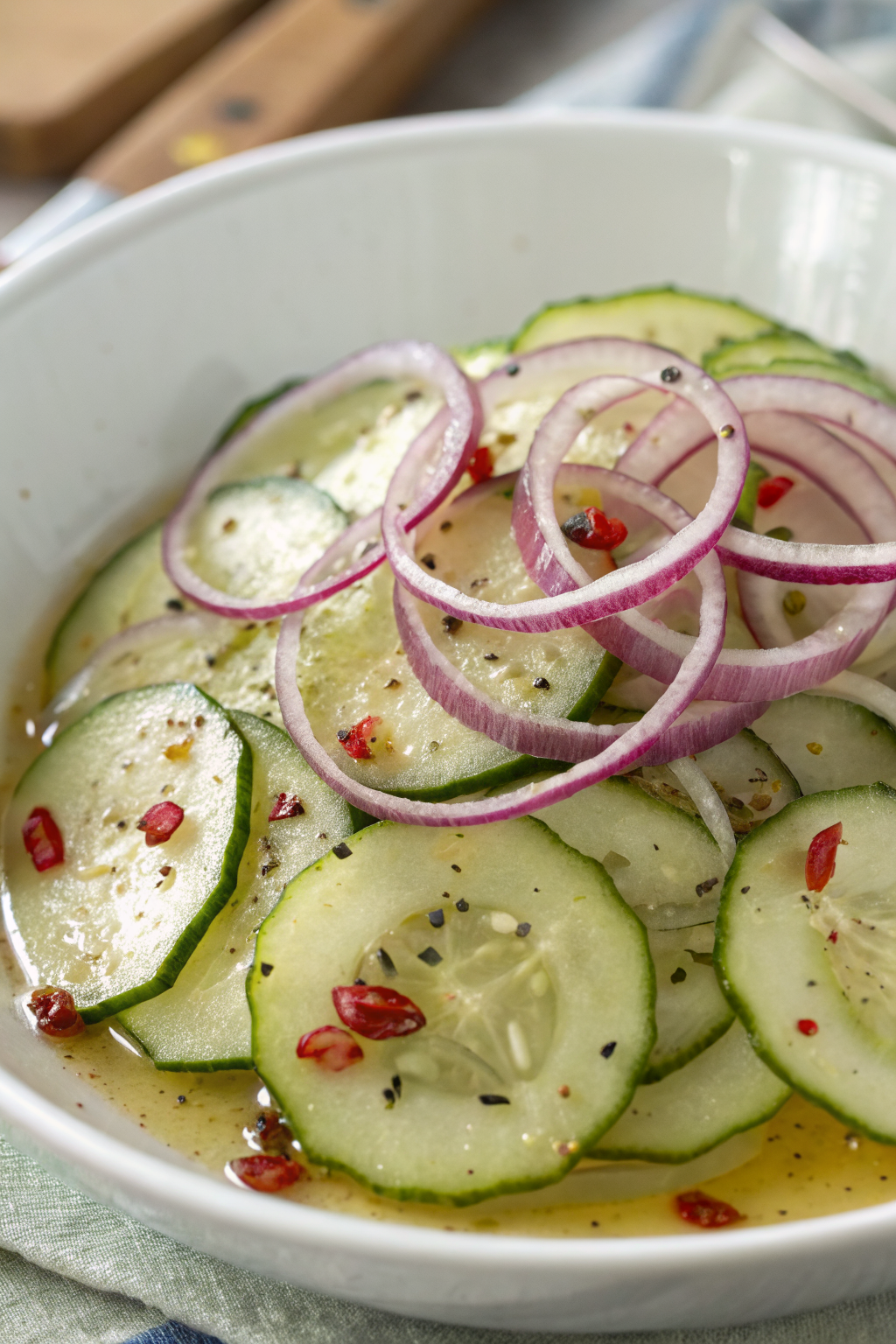 Marinated Zucchini and Red Onions