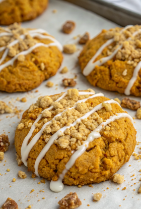 Pumpkin Coffee Cake Cookies Recipe