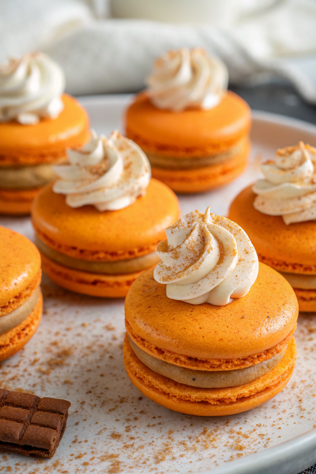 Pumpkin Pie Macarons Recipe