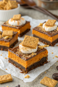 Pumpkin S'mores Bars Recipe