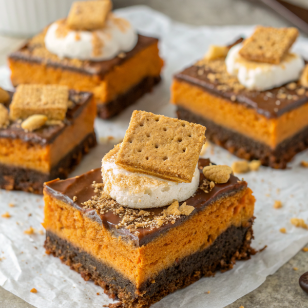 Pumpkin S'mores Bars Recipe