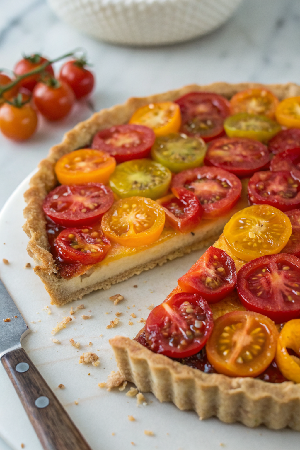 Rustic Heirloom Tomato Pizza Recipe