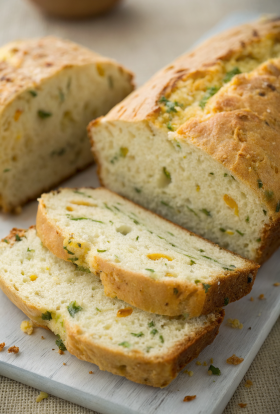 Savory Cheddar Zucchini Bread