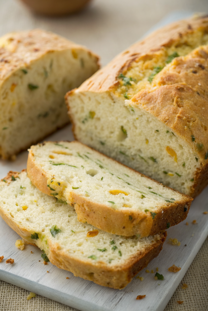 Savory Cheddar Zucchini Bread