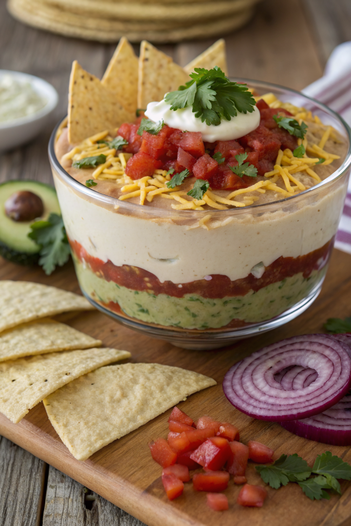 Taco Dip with Salsa