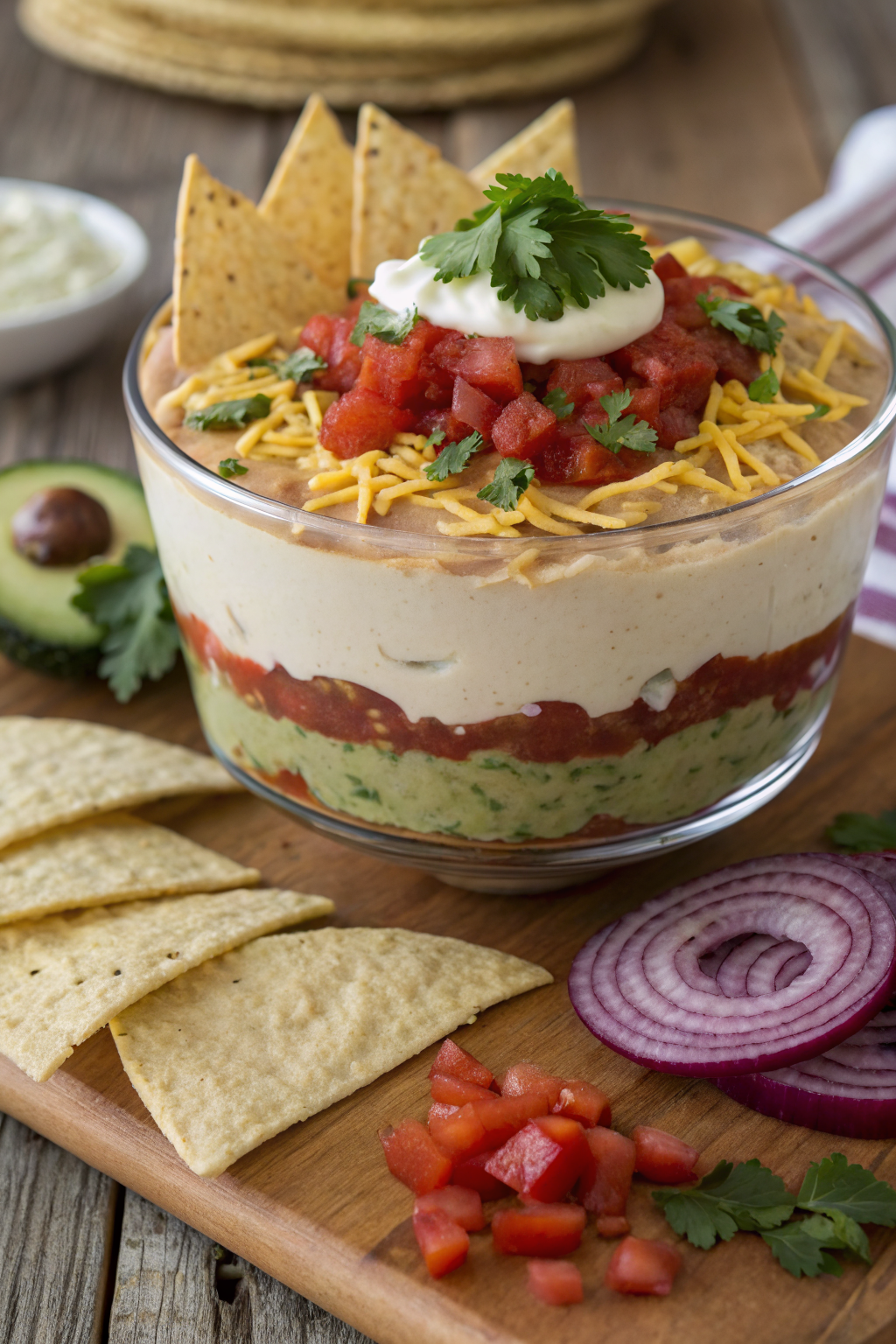Taco Dip with Salsa
