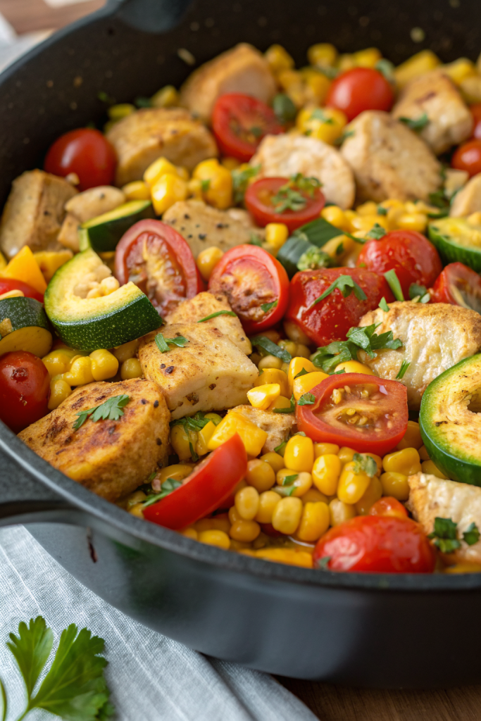 Tex Mex Chicken and Zucchini Recipe