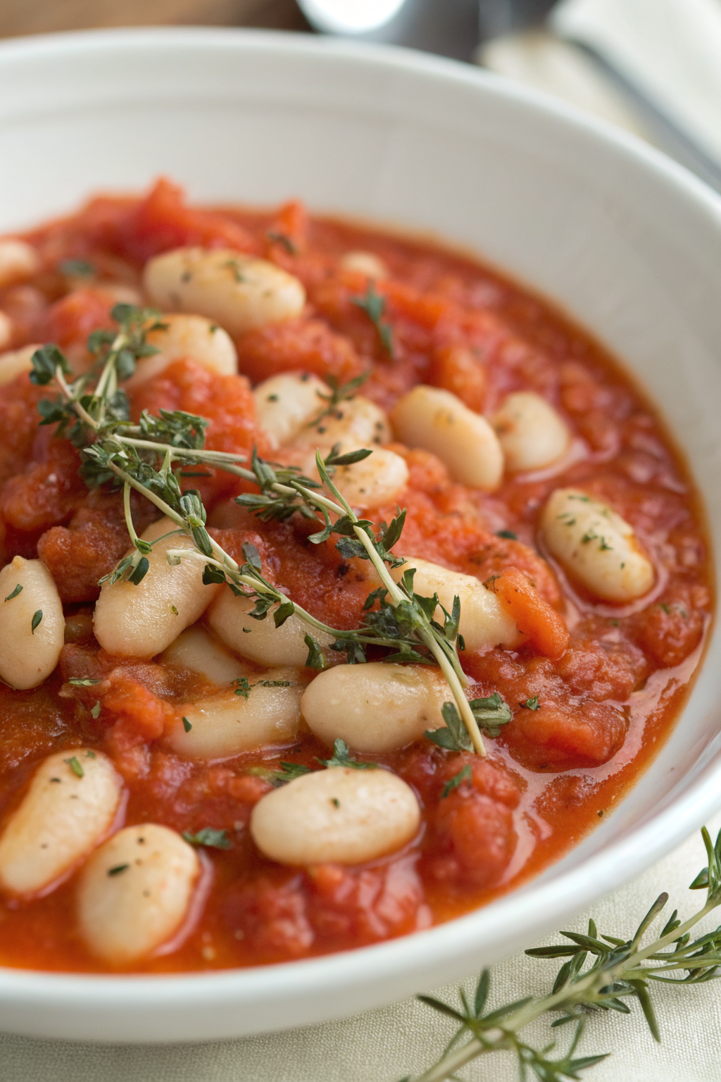 Tomato Basil Butter Beans Recipe