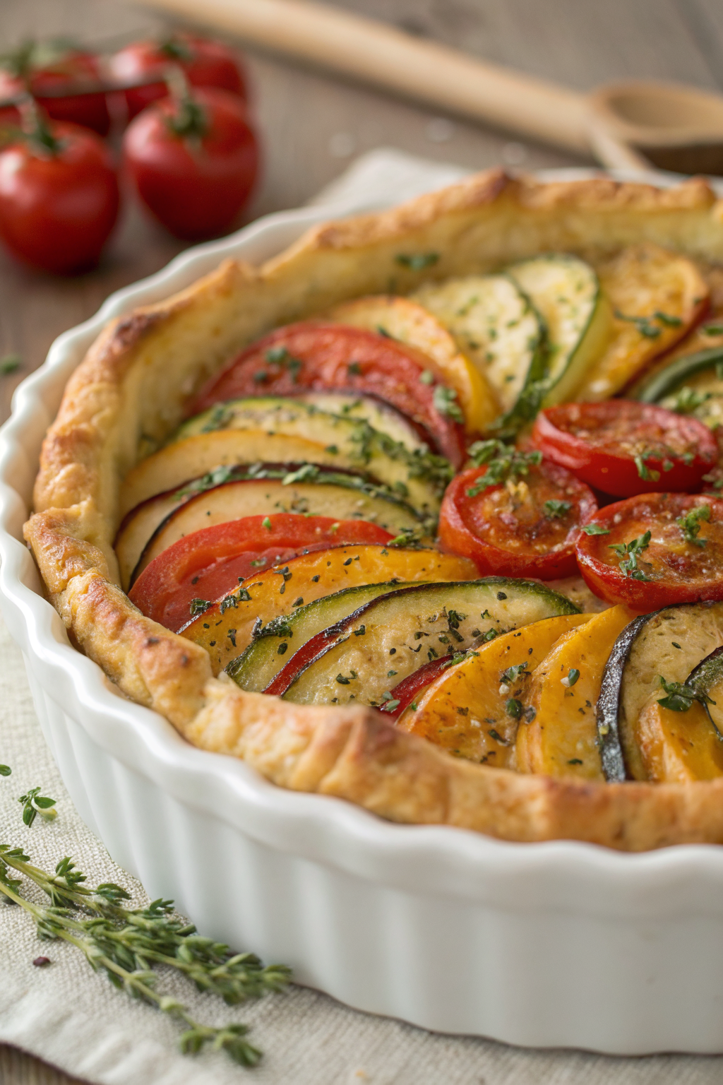 Tomato Zucchini Quiche Recipe