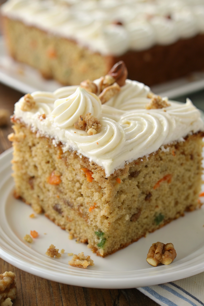 Zucchini Cake with Cream Cheese Frosting Recipe