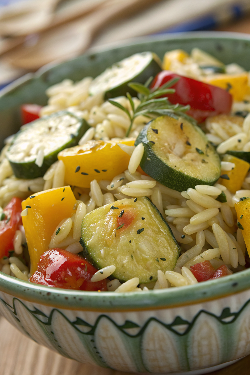 Zucchini Orzo Salad