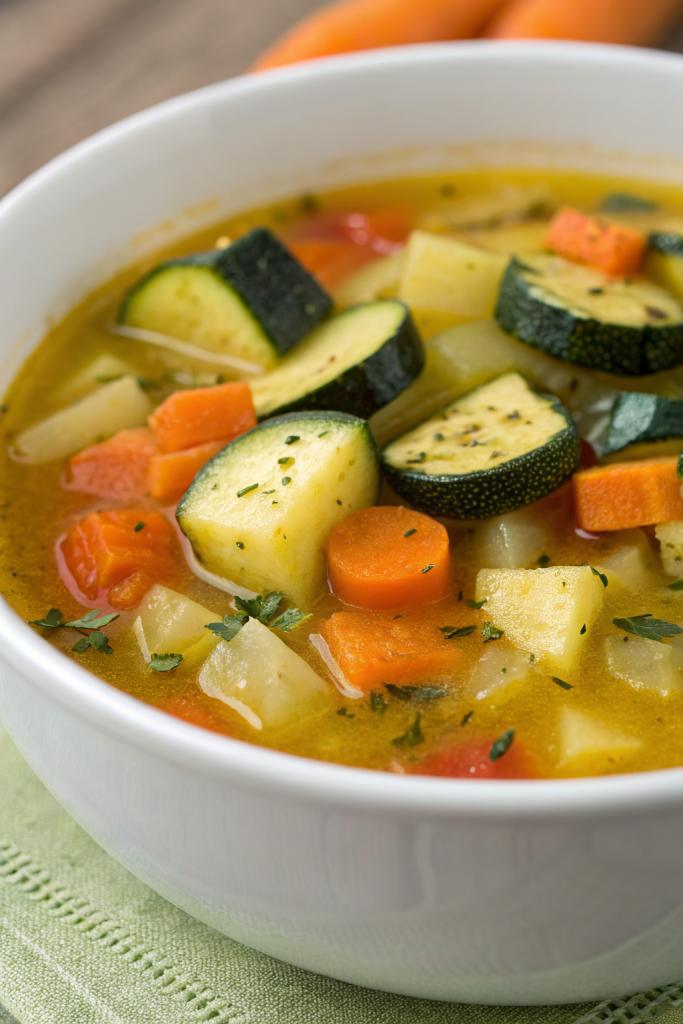Zucchini Vegetable Soup Recipe