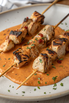 Bang Bang Chicken Skewers Recipe