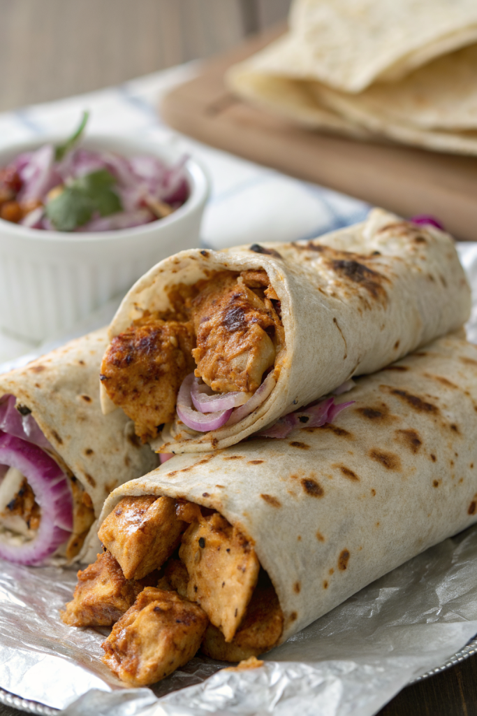 Chicken Kathi Roll Recipe