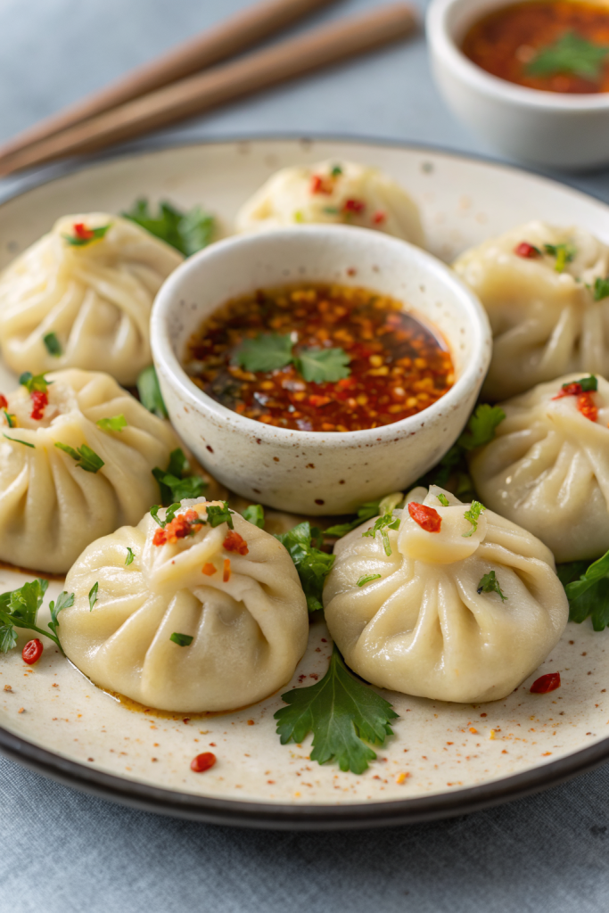 Chicken Momo Dumplings Recipe