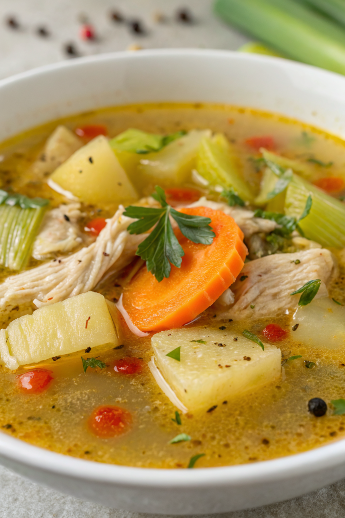Chicken Soup with Potatoes