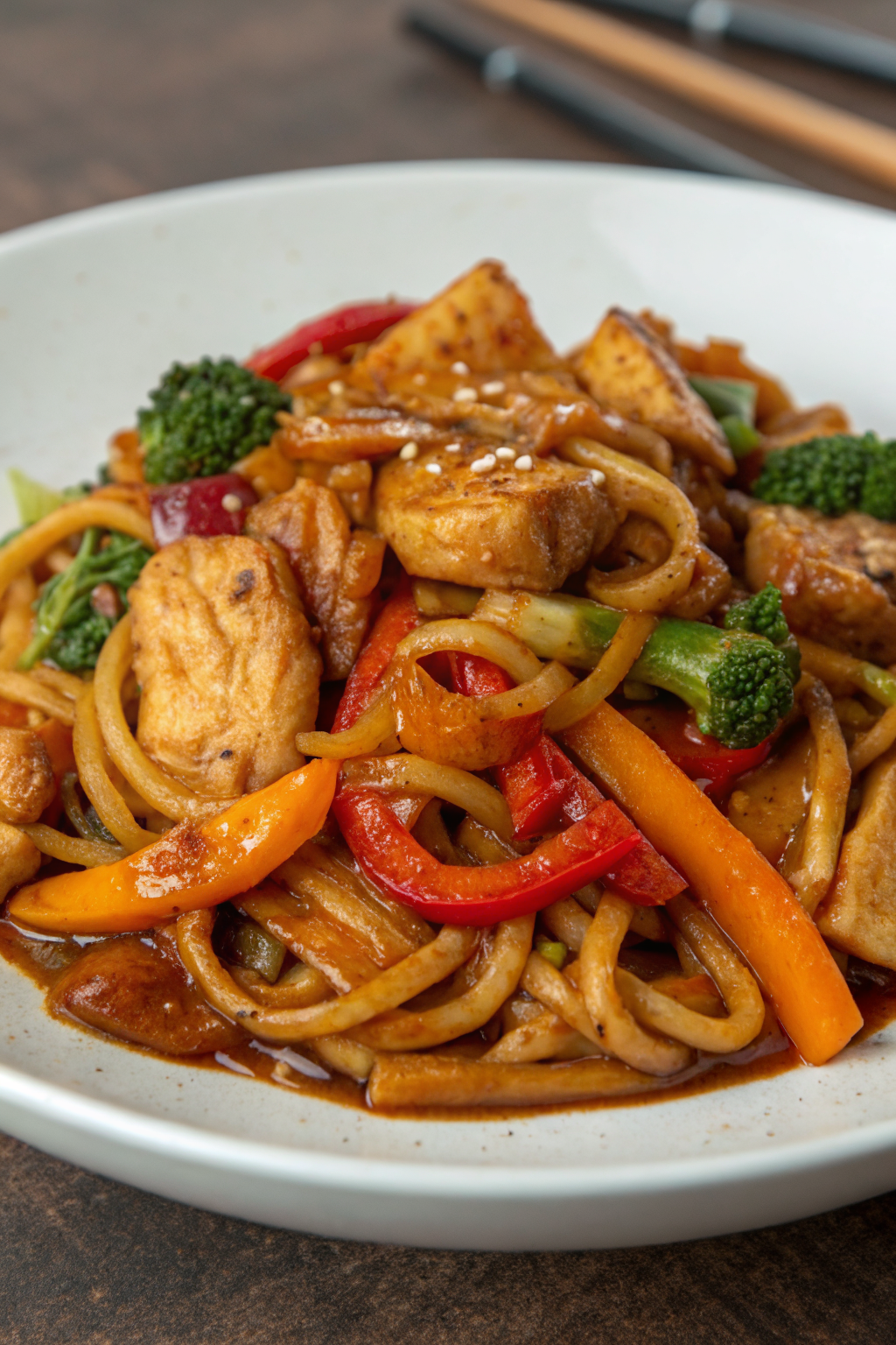 Chicken Teriyaki Noodles Recipe