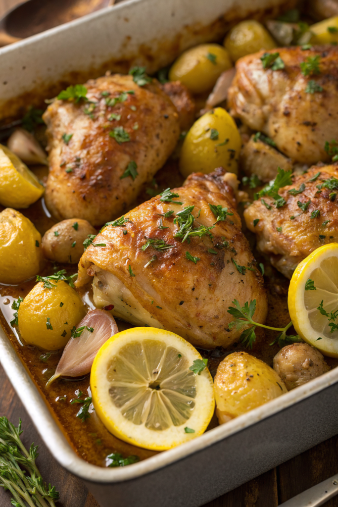 Chicken Thighs and Potatoes