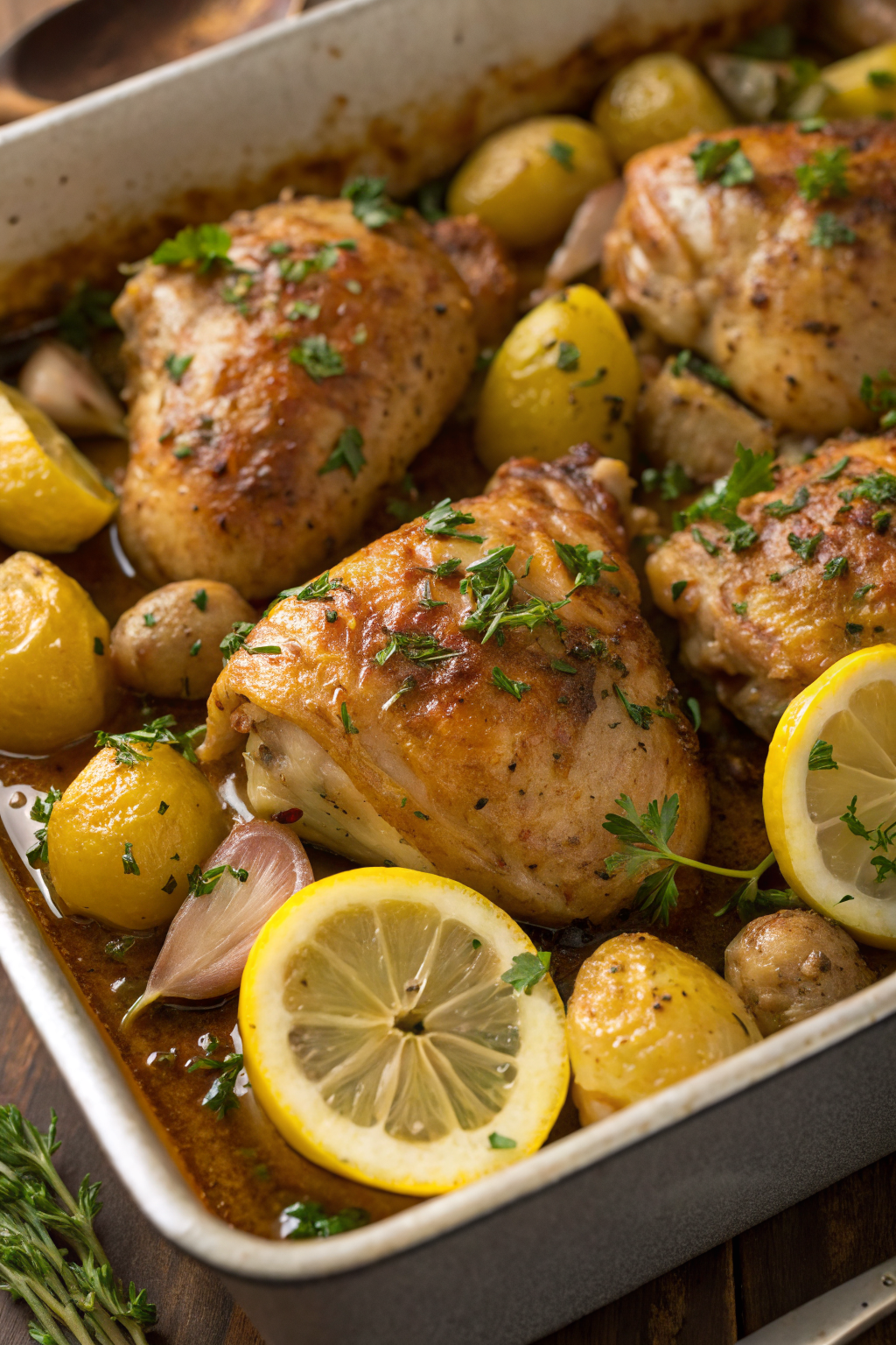 Chicken Thighs and Potatoes