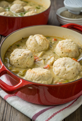 Chicken and Pumpkin Dumplings Recipe