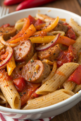 Creamy Cajun Sausage Pasta Recipe