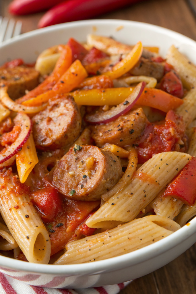 Creamy Cajun Sausage Pasta Recipe