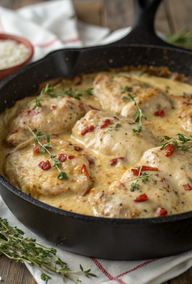 Creamy Spaghetti Chicken Recipe