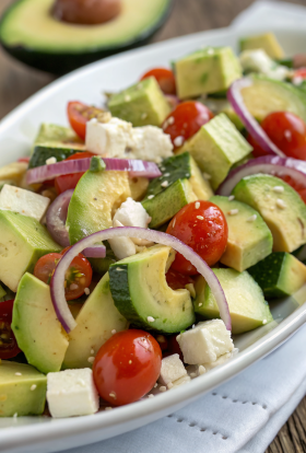 Cucumber Avocado Salad Recipe