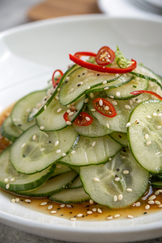 Easy Korean Cucumber Salad Recipe