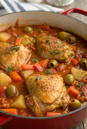 Fricase de Pollo (Cuban Chicken Fricassee) Recipe