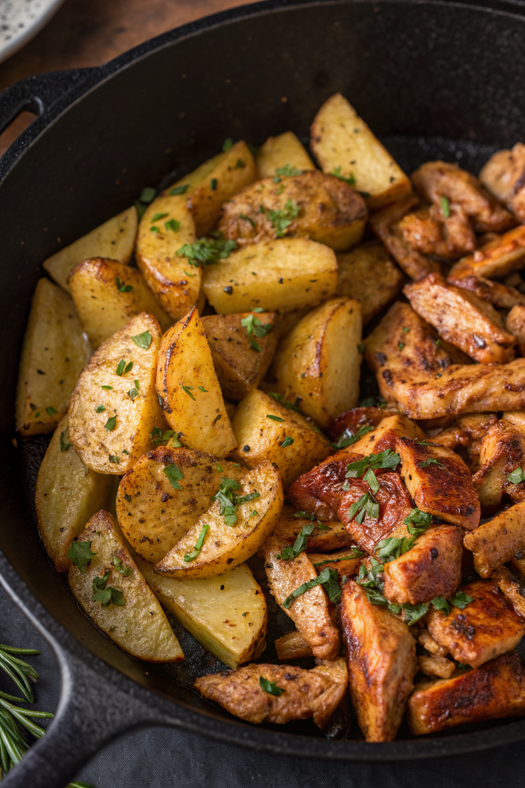 Garlic Butter Chicken and Potato Recipe