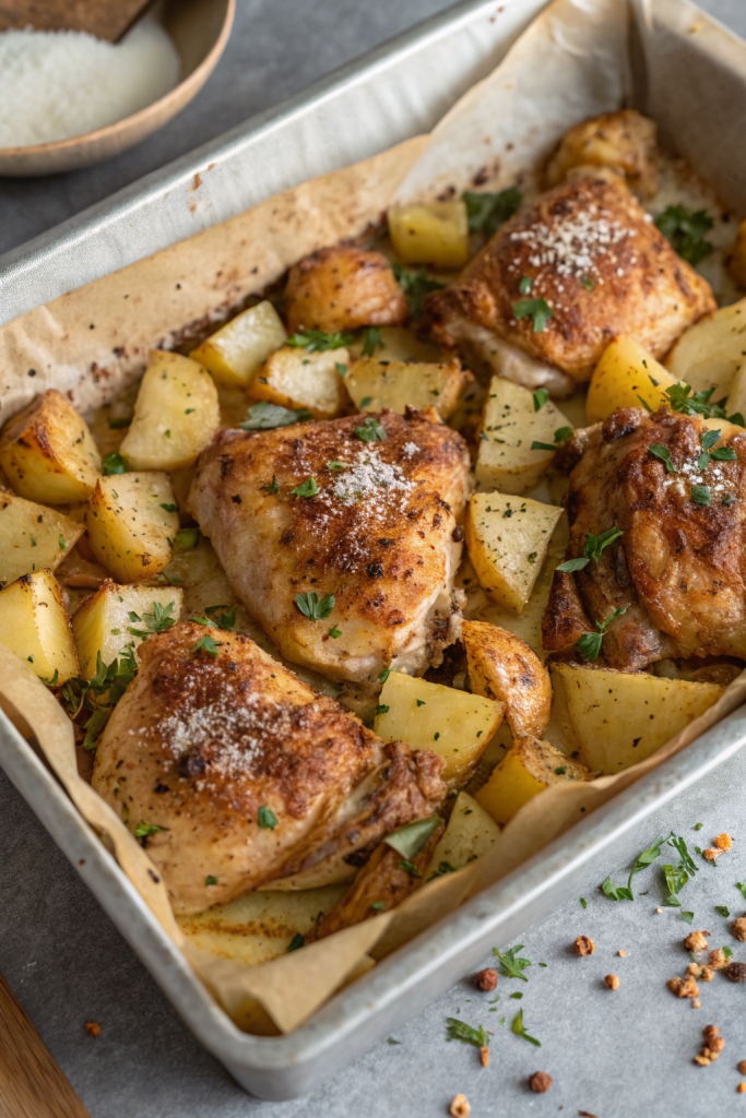 Greek Lemon Chicken With Potatoes Recipe