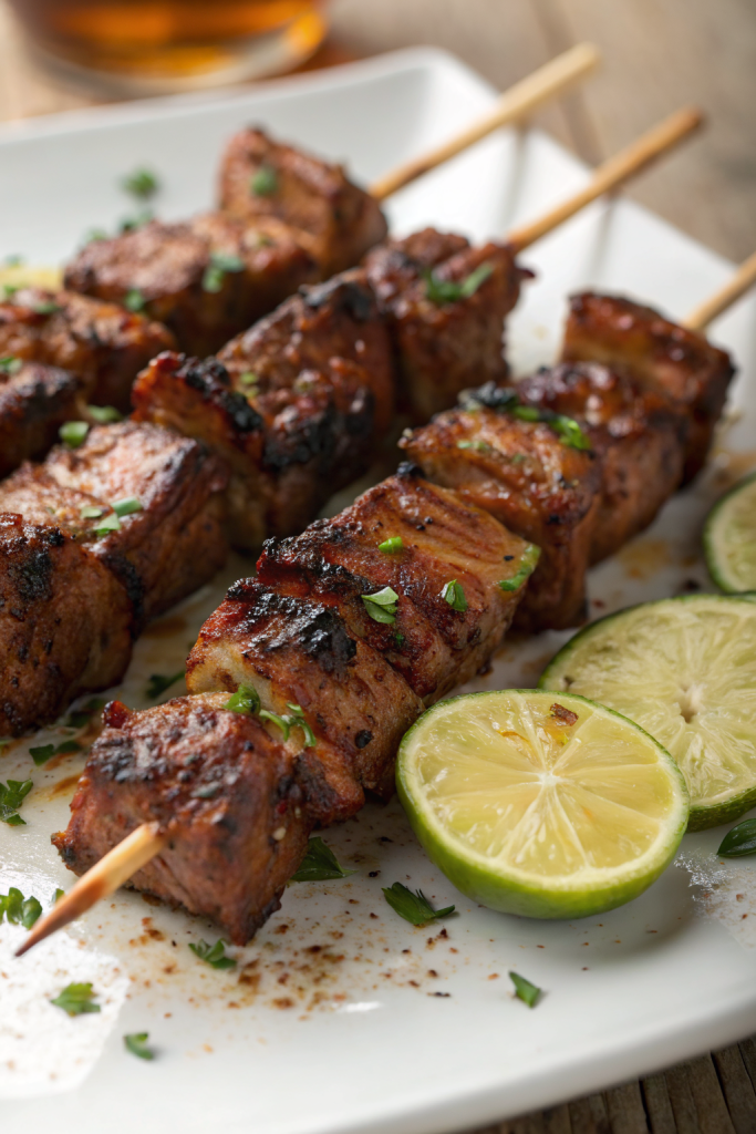 Grilled Thai Coconut Chicken Skewers Recipe