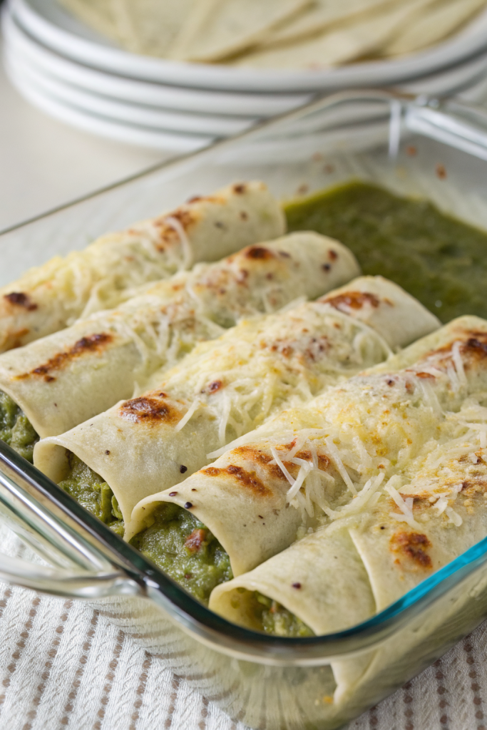 Hatch Green Chile Enchiladas Recipe