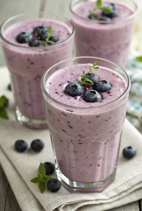 Healthy Blueberry Cucumber Smoothie Recipe