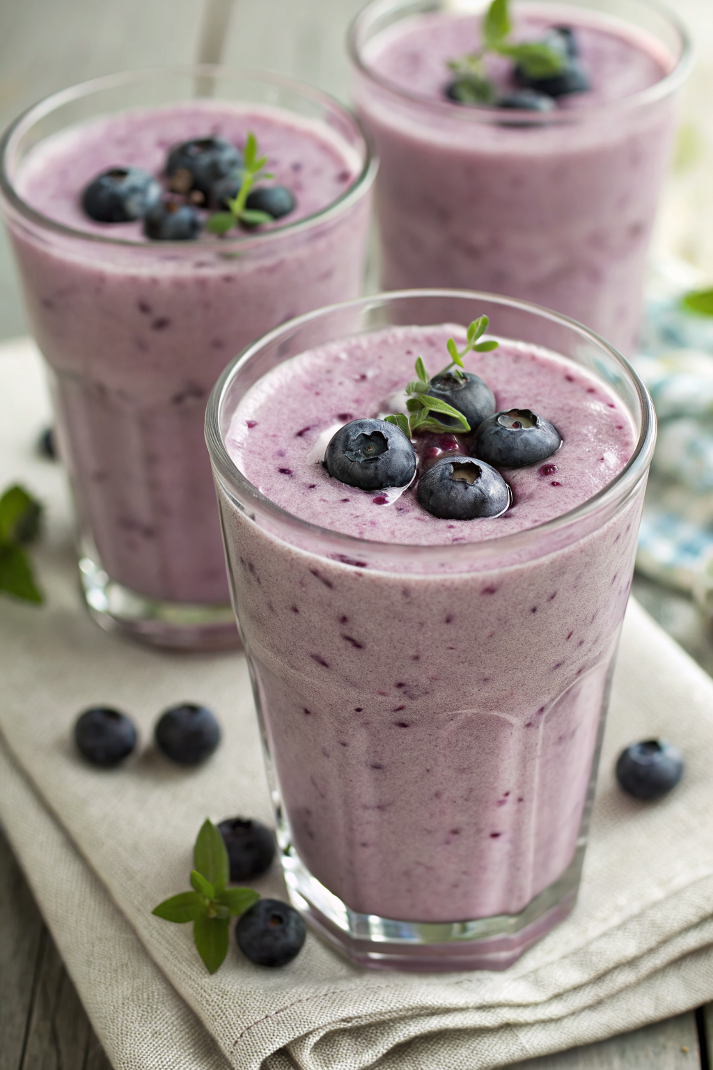 Healthy Blueberry Cucumber Smoothie Recipe