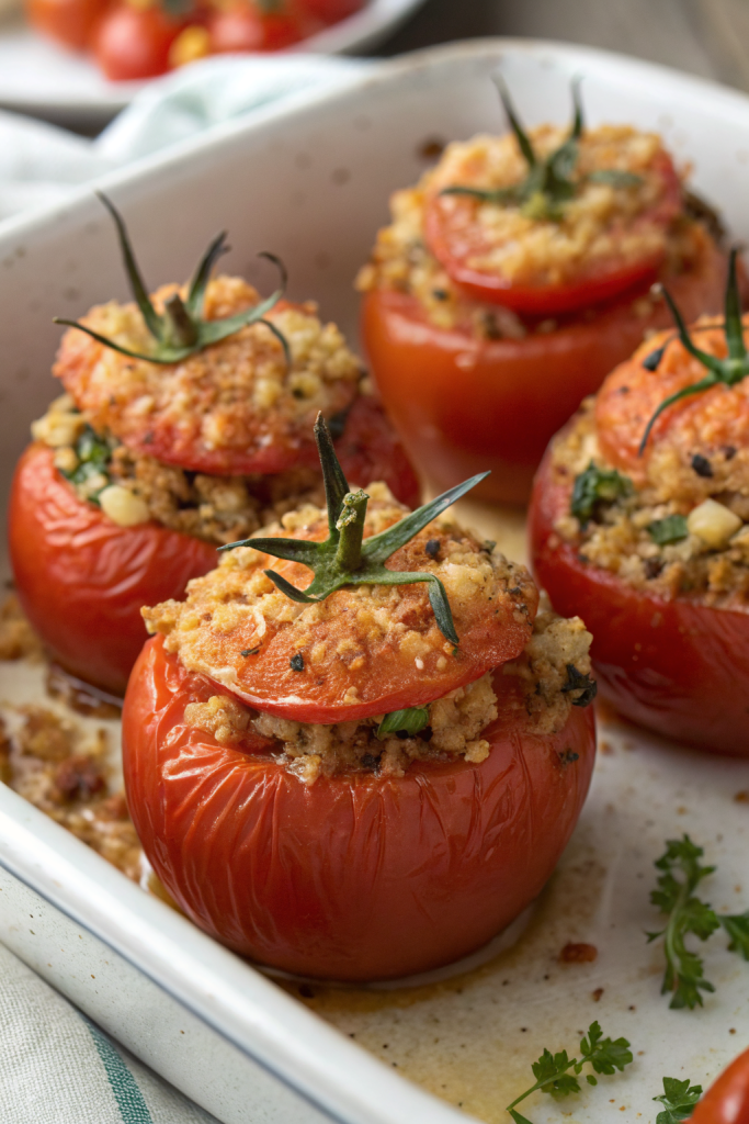 Mediterranean Stuffed Tomatoes Recipe