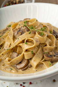 Mushroom and Seitan Stroganoff Recipe