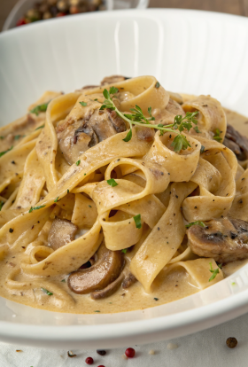 Mushroom and Seitan Stroganoff Recipe