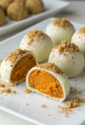 No Bake Pumpkin Cheesecake Balls Recipe