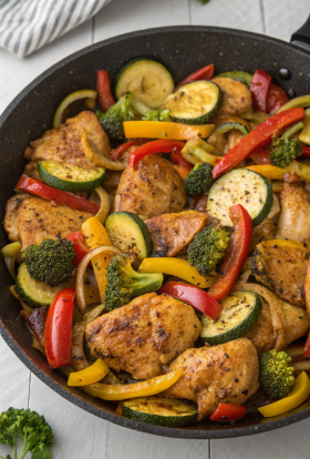 One Pot Chicken Vegetables Recipe