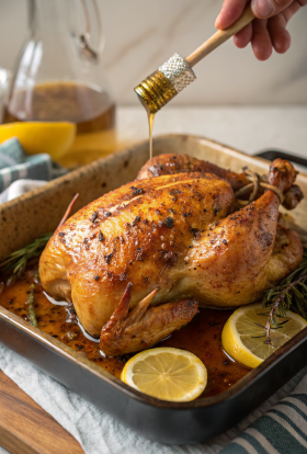 Oven Roasted Garlic Butter Chicken Recipe